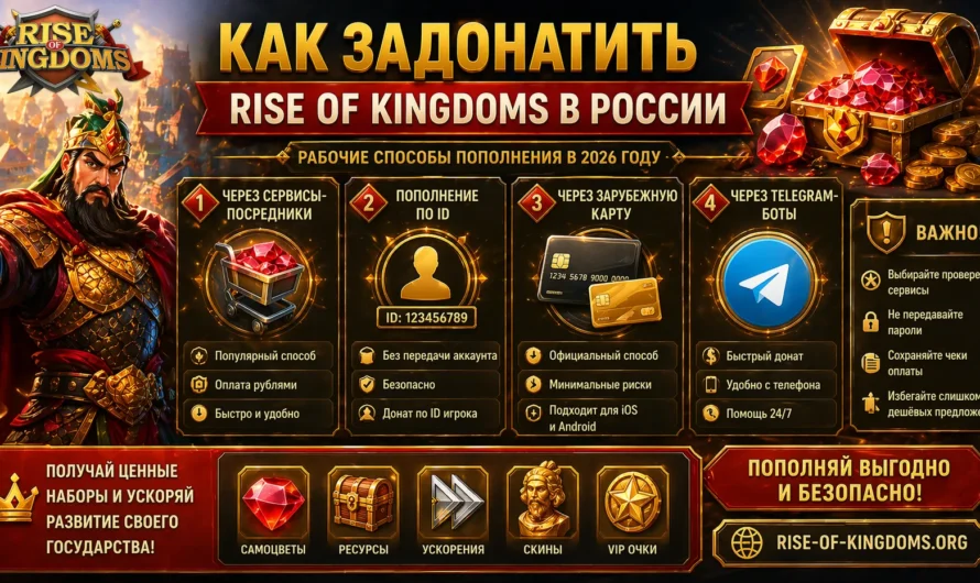 Как задонатить Rise of Kingdoms в России