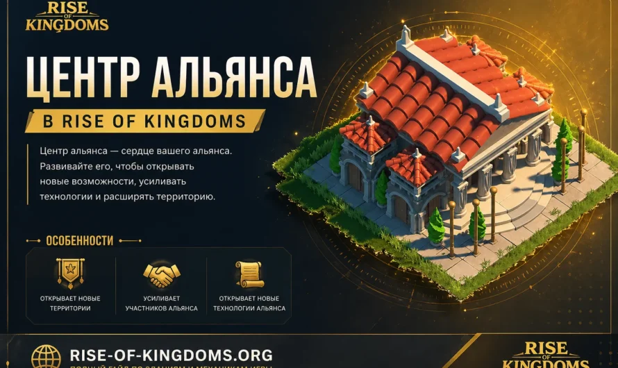 Центр альянса в Rise of Kingdoms