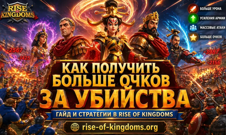 Как получить больше очков за убийства в Rise Of Kingdoms