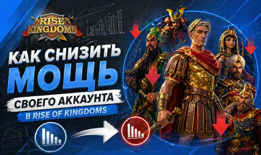 Как снизить мощь своего аккаунта в Rise of Kingdoms (Руководство)