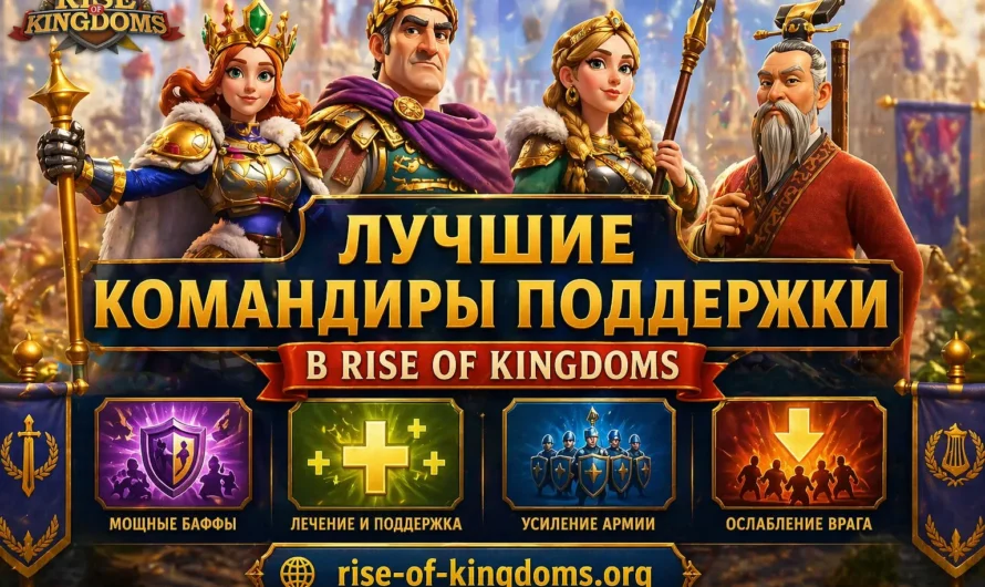Лучшие командиры поддержки в Rise of Kingdoms
