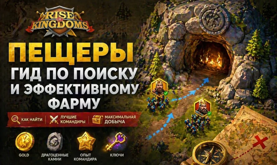 Пещеры в Rise of Kingdoms — Гид по поиску и эффективному фарму