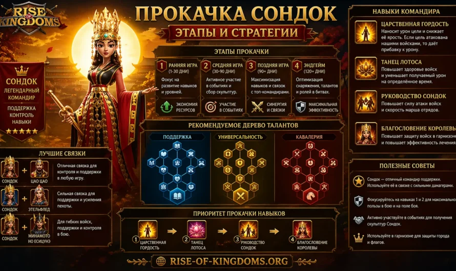 Прокачка Сондок — Этапы и стратегии