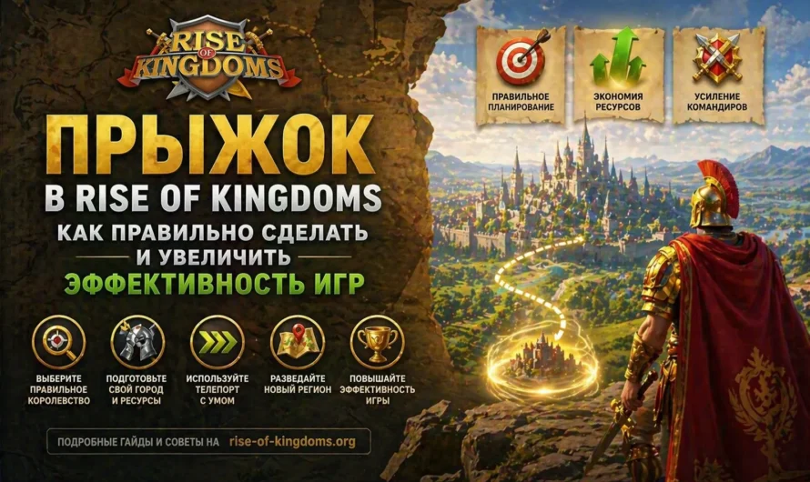 Прыжок в Rise of Kingdoms — Как Правильно Сделать и Увеличить Эффективность Игр