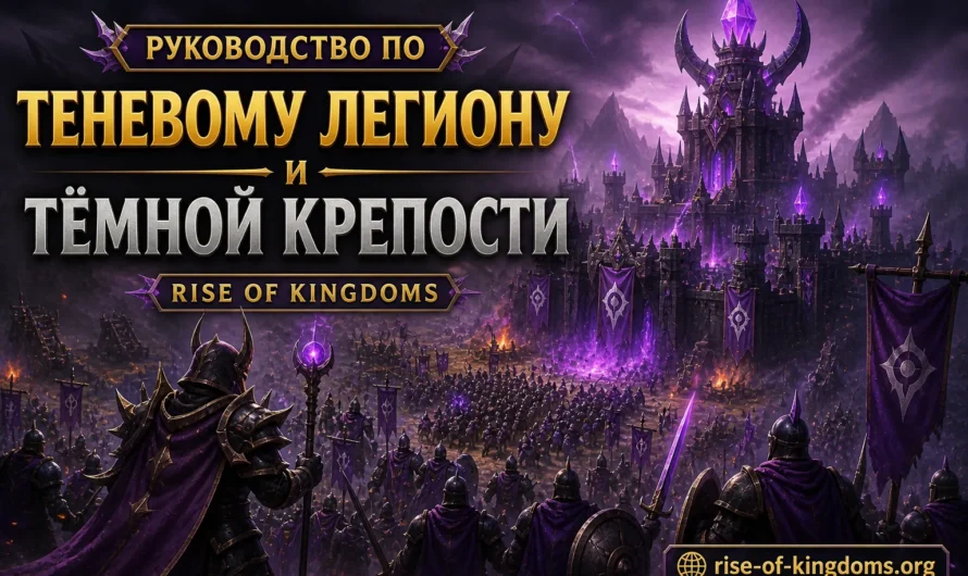 Руководство по Теневому легиону и Тёмной крепости в Rise of Kingdoms