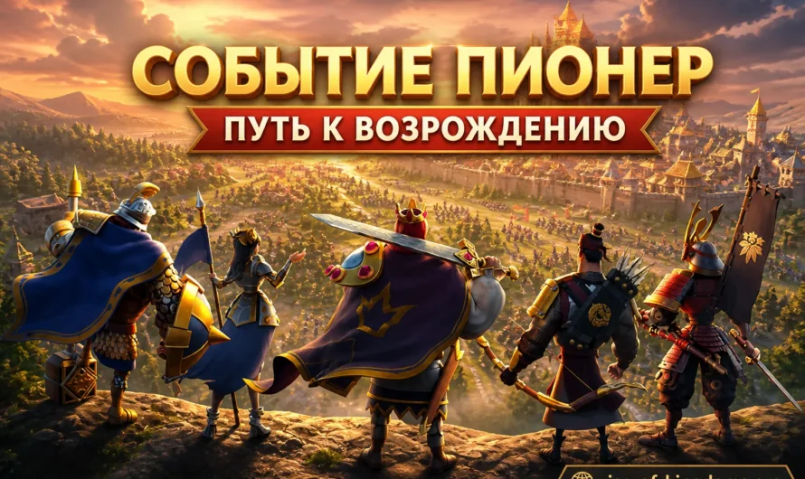 Событие «Пионер» и «Путь к возрождению» в Rise of Kingdoms: руководство