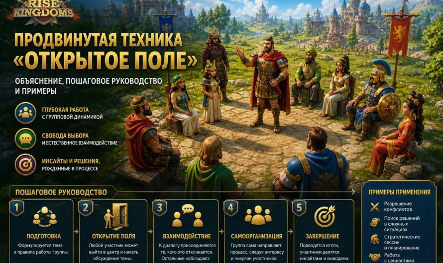 Продвинутая техника «Открытое поле»: объяснение, пошаговое руководство и примеры